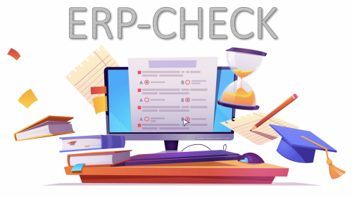 https://www.freepik.com/free-vector/online-testing-banner_10385702.htm Online ERP-Check